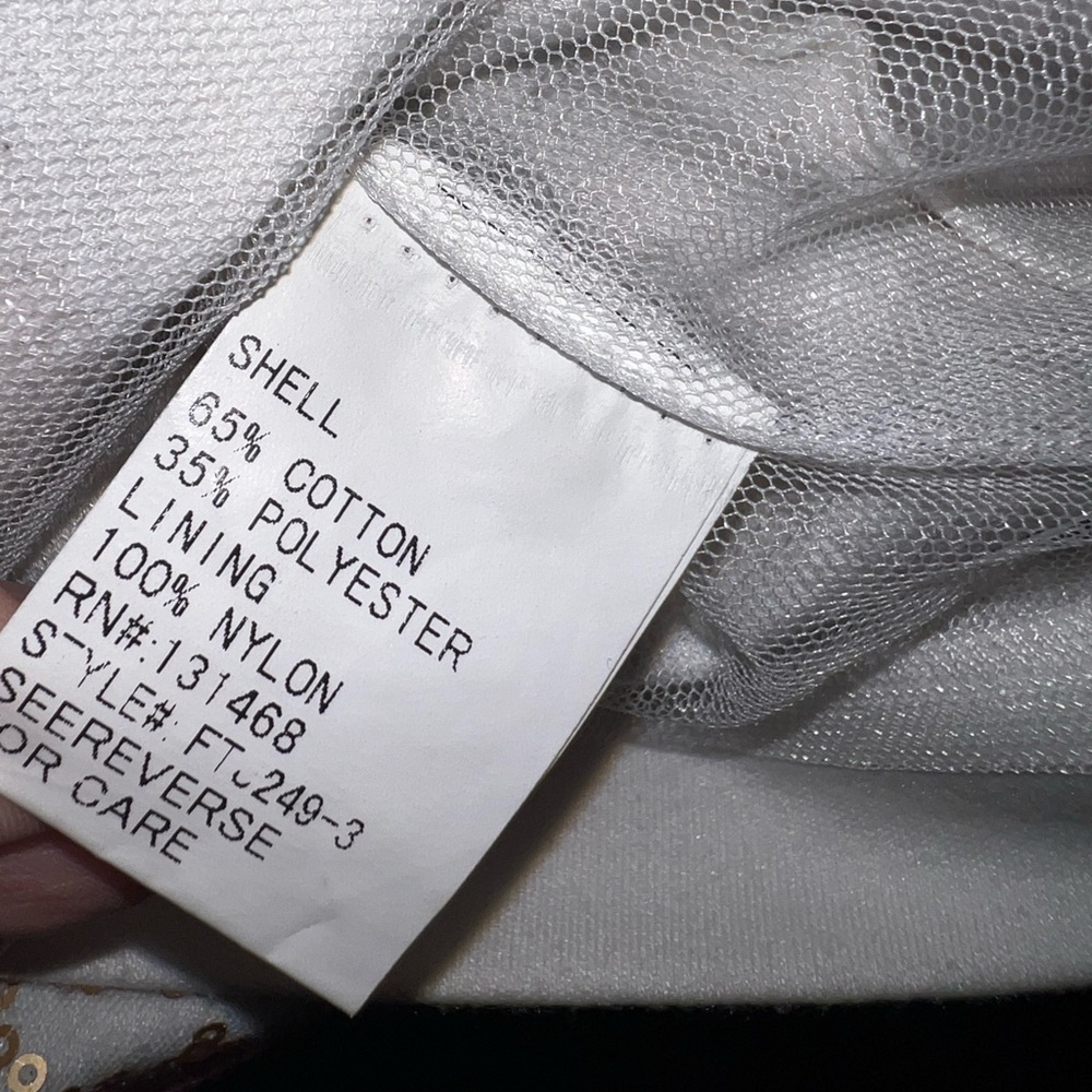 Fate Sequined Tribal Chevron Pattern Mini Skirt S… - image 5